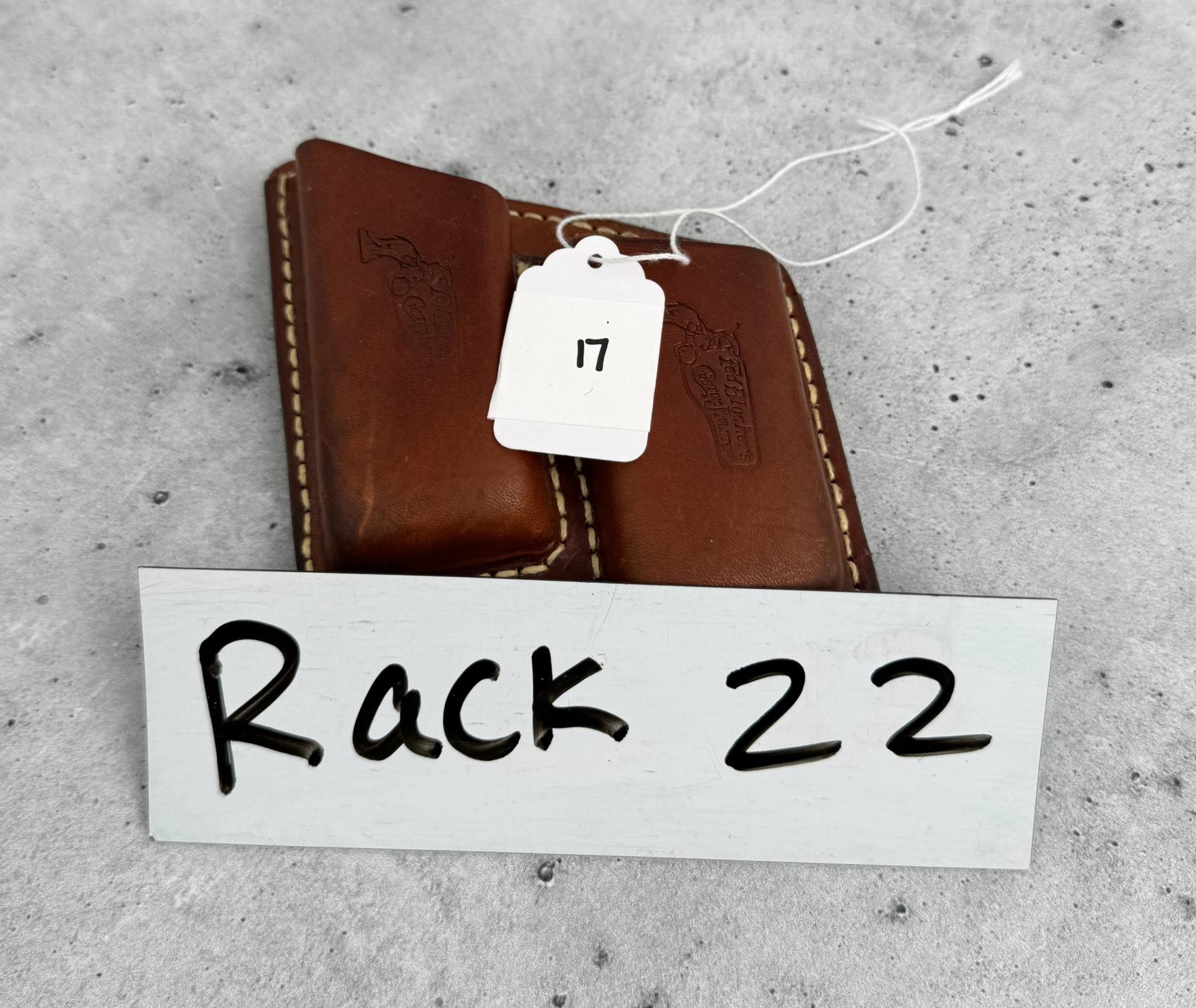 Ted Blocker's Leather Magazine Pouch Tef Lok