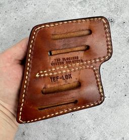 Ted Blocker's Leather Magazine Pouch Tef Lok