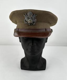 WW2 US Army Officers Peaked Hat