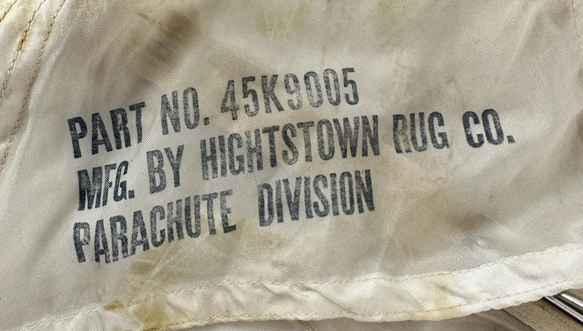 WW2 45k9005 Safety Parachute Drouge