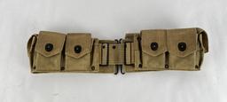 WWI WW1 M1918 Mounted Cartridge Ammo Belt