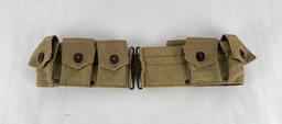 WWI WW1 M1918 Mounted Cartridge Ammo Belt