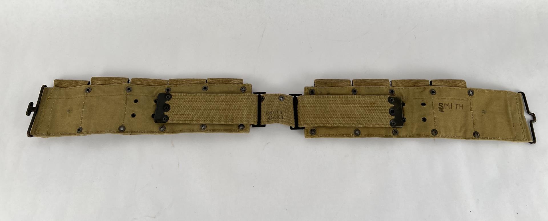 WWI WW1 M1918 Mounted Cartridge Ammo Belt