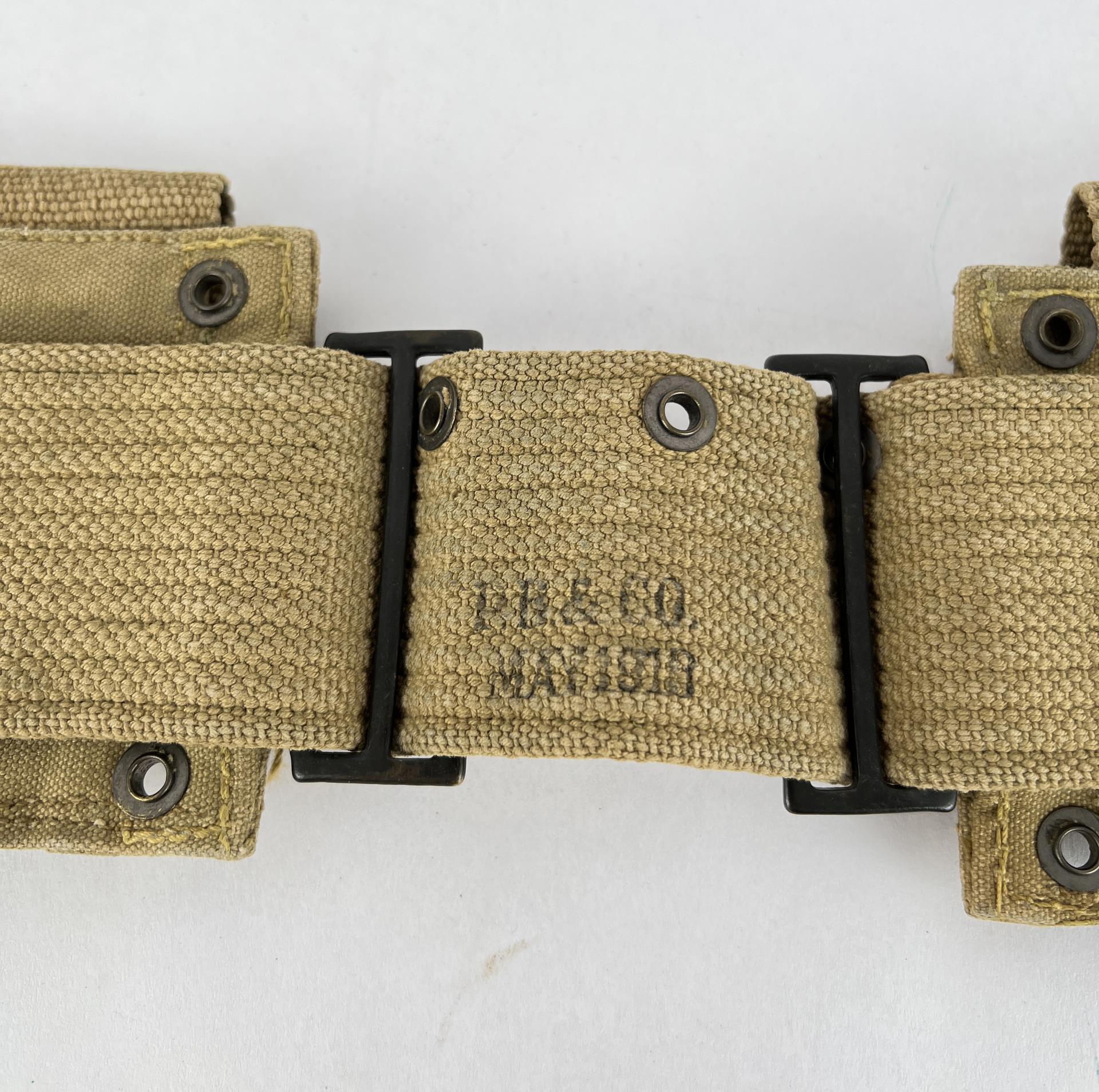 WWI WW1 M1918 Mounted Cartridge Ammo Belt