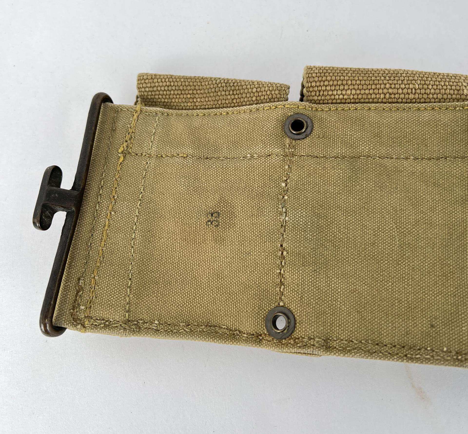 WWI WW1 M1918 Mounted Cartridge Ammo Belt