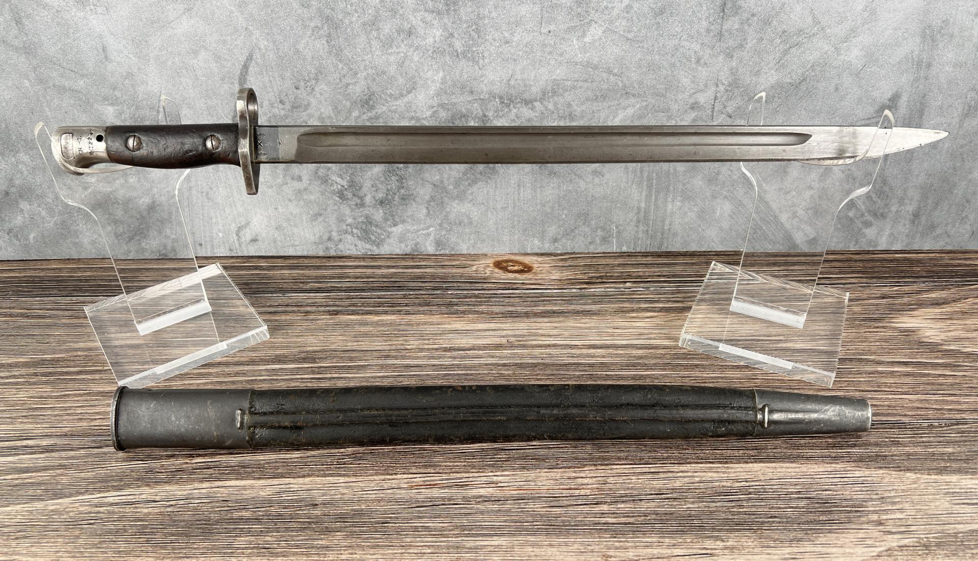 WWI WW1 1907 Enfield Sanderson Bayonet