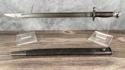WWI WW1 1907 Enfield Sanderson Bayonet