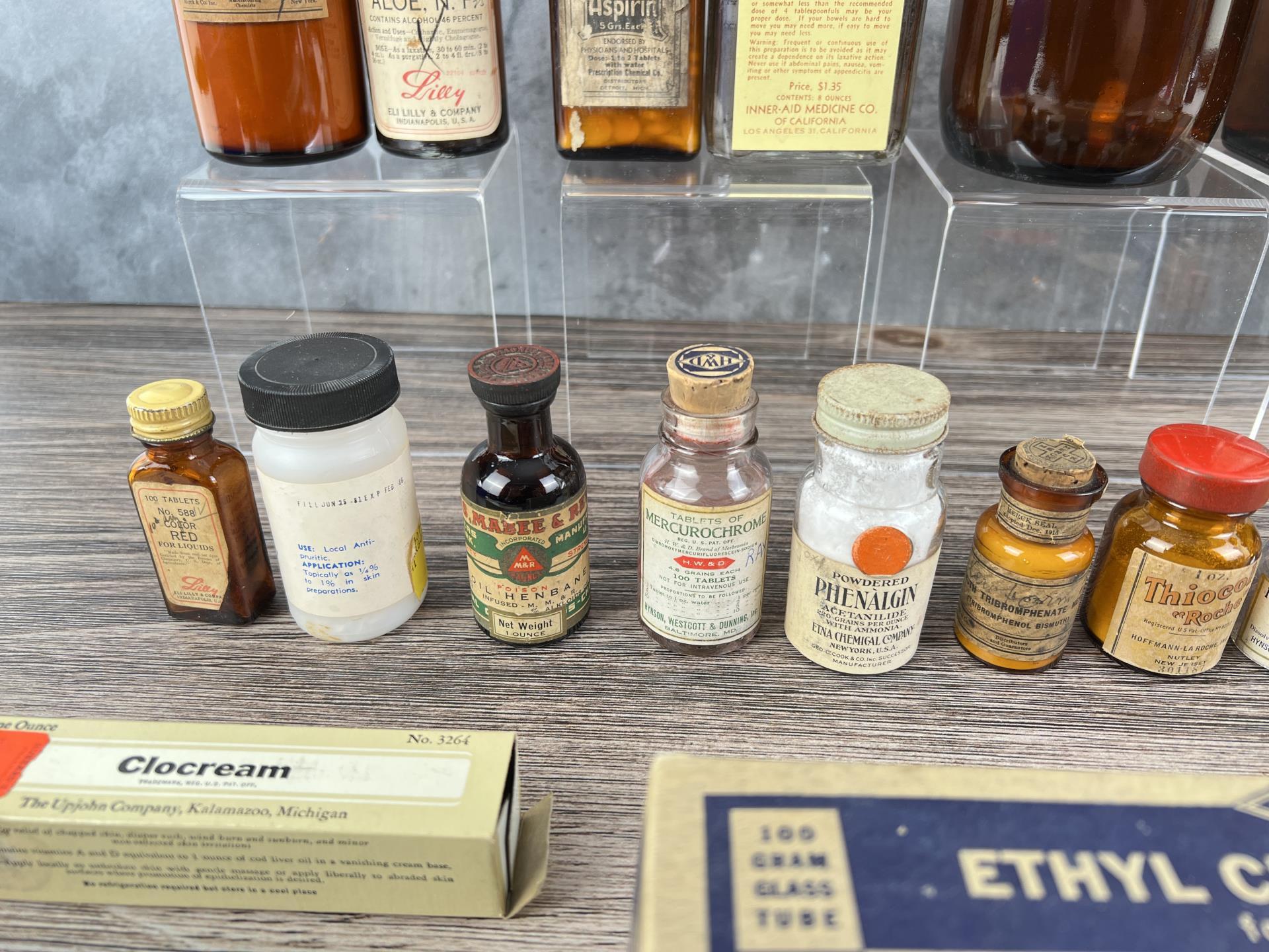 Antique Pharmacy Apothecary Bottles