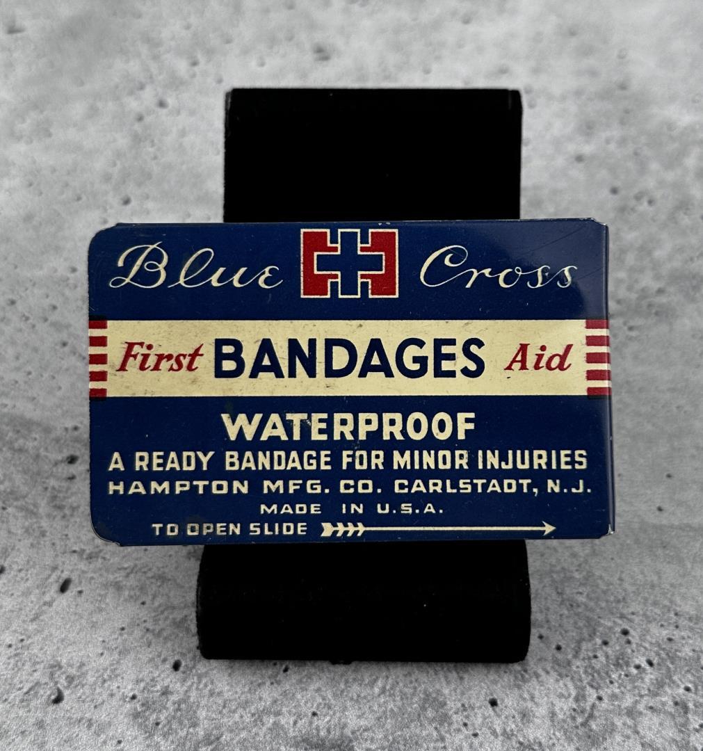 Neihart Mine Montana Assay Office Bandages Tin