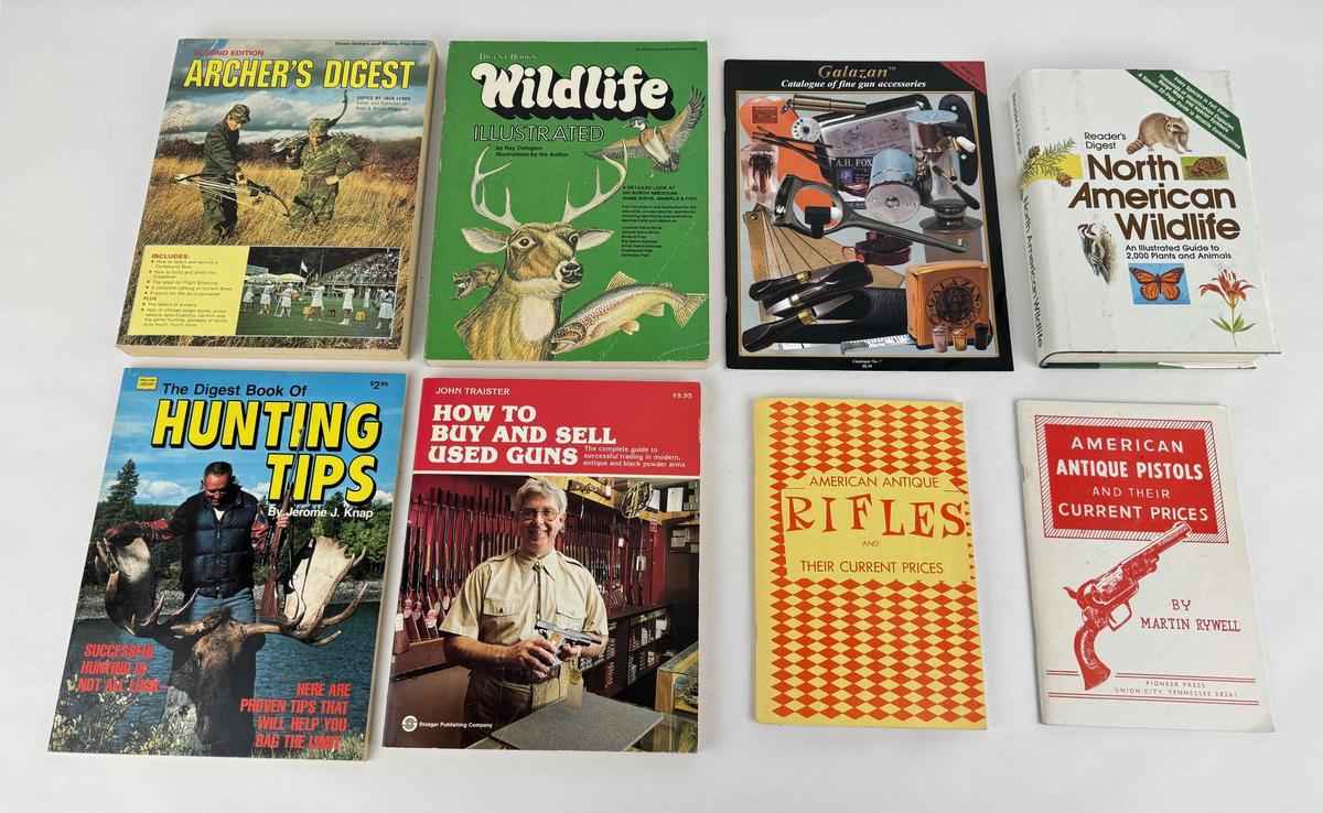 Collection Of Gun & Outdoor Books