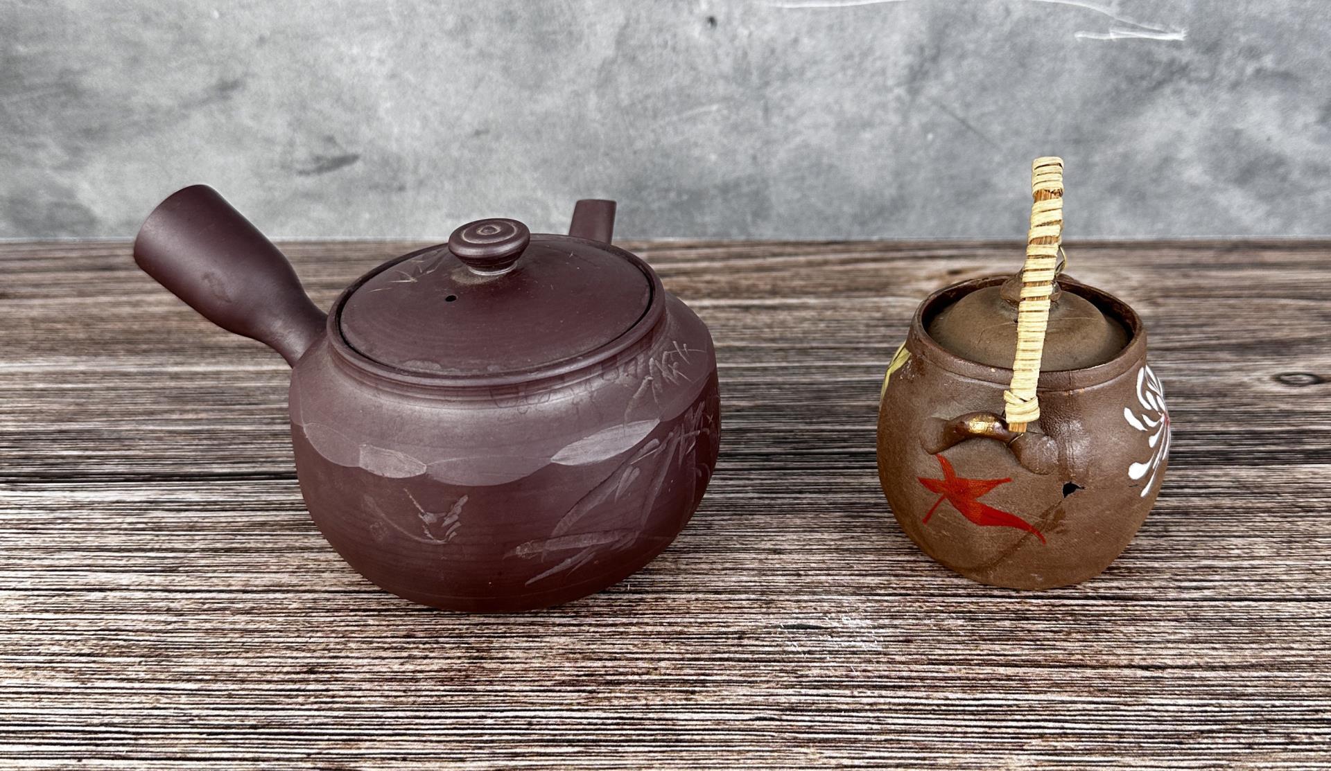 Kyusu Banko Yaki Ware Japanese Ceramic Tea Pot