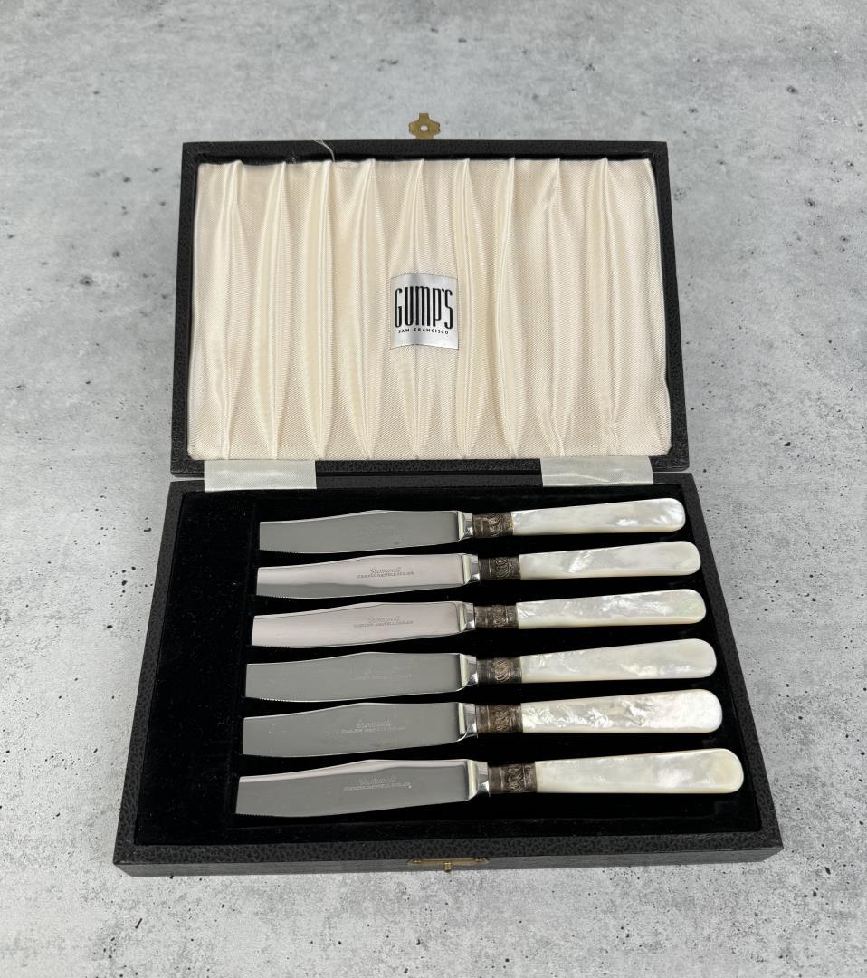 Cromwell Sterling & Mother of Pearl Knife Set