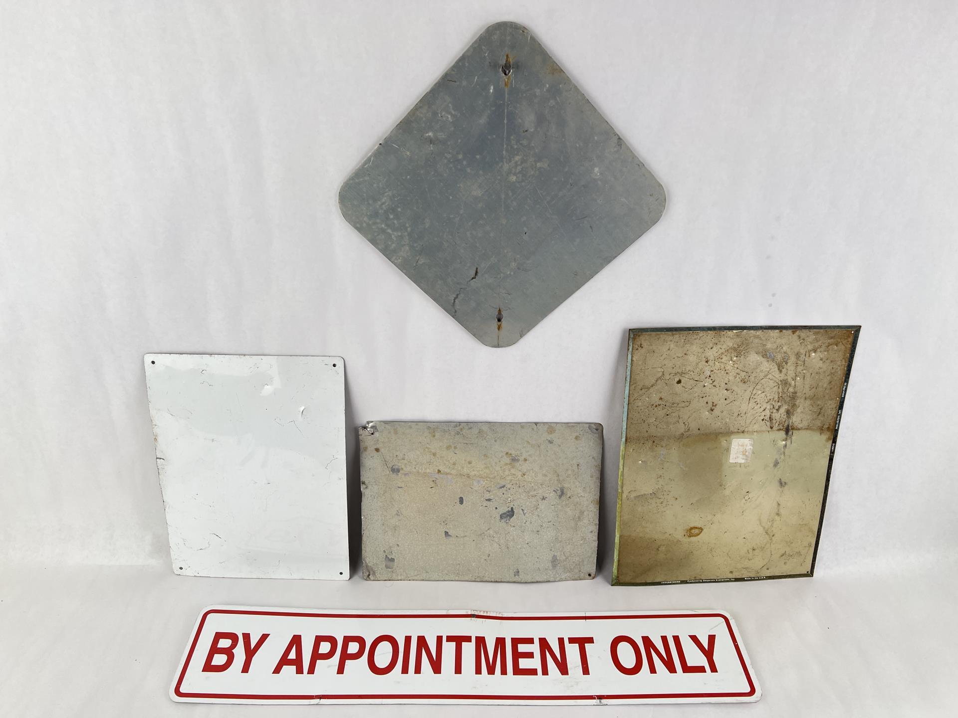 Collection Of Metal Signs
