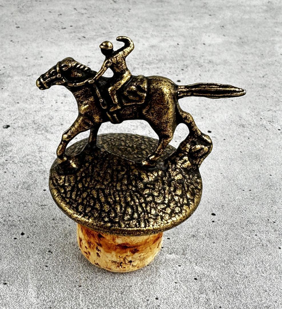 Blanton's Bourbon Horse & Jockey Bottle Stopper