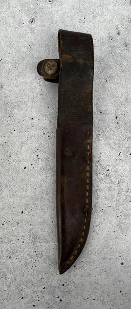 Western Leather Knife Sheath