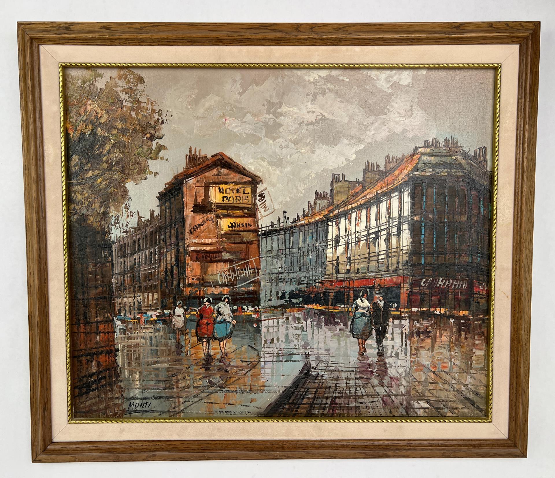 Piero Monti Paris France Oil Painting