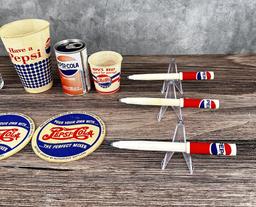 Group of Pepsi Collectibles