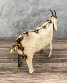 Decorative Tin Metal Garden Goat