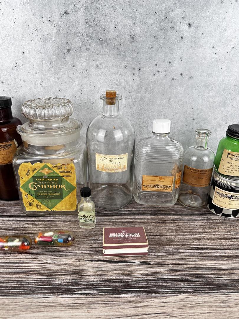 Antique Pharmacy Apothecary Bottles