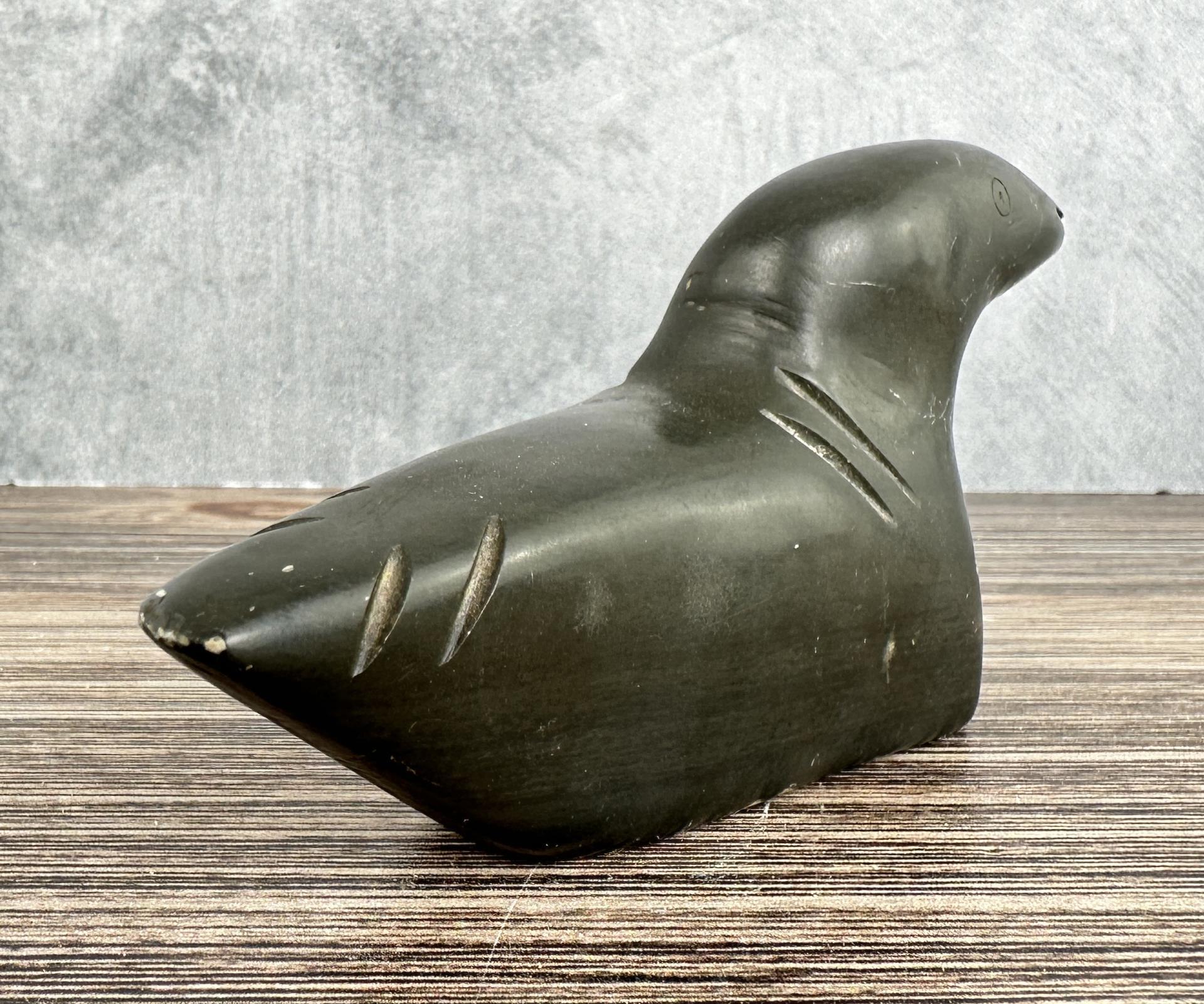 Cape Dorset Inuit Eskimo Soapstone Carved Bird