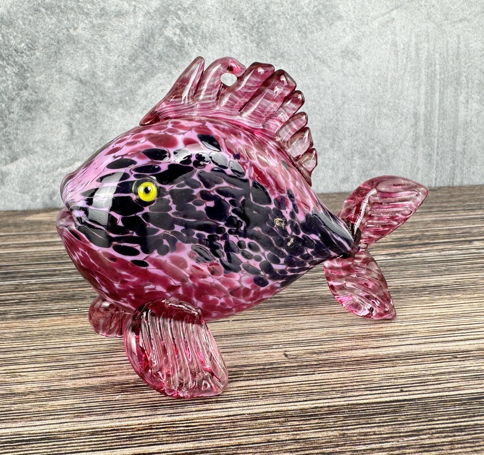 Thames Art Glass Fish Sculpture