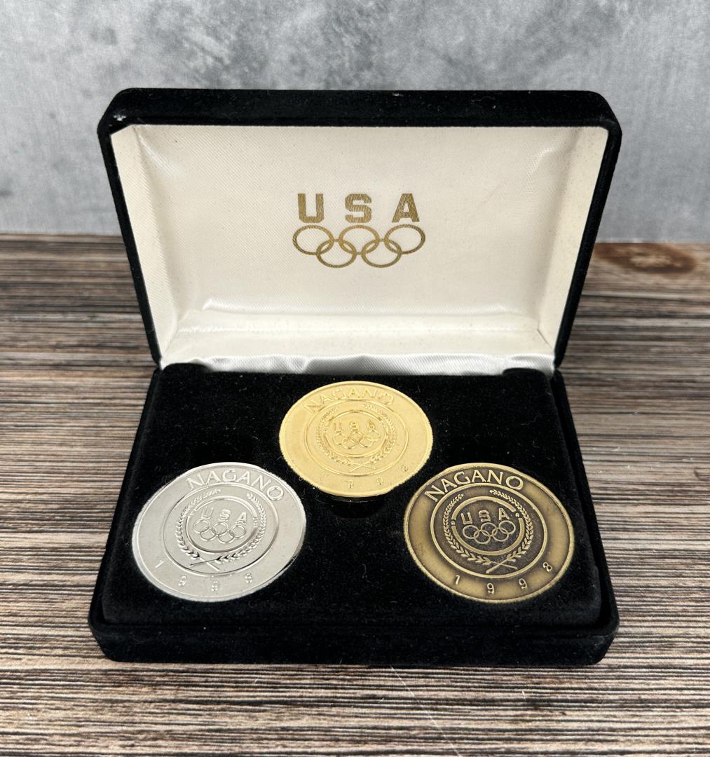 1998 Nagano Winter Olympics Medal Set