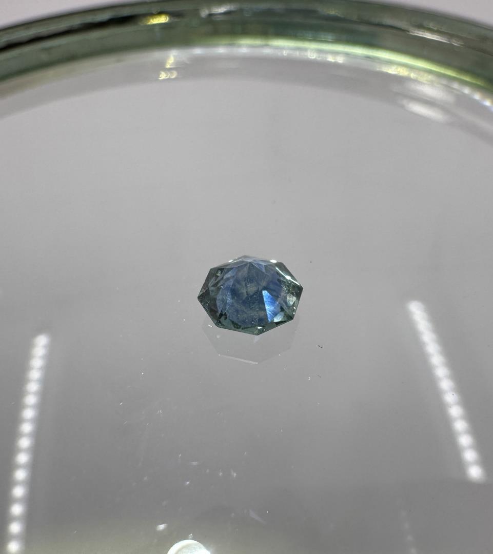 .68ct Octagon Deep Blue Montana Sapphire