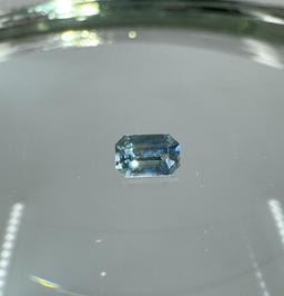 .33ct Baguette Blue Montana Sapphire