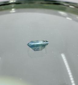 .33ct Baguette Blue Montana Sapphire