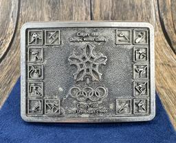 1988 Calgary Olympic Winter Games Belt Buckle