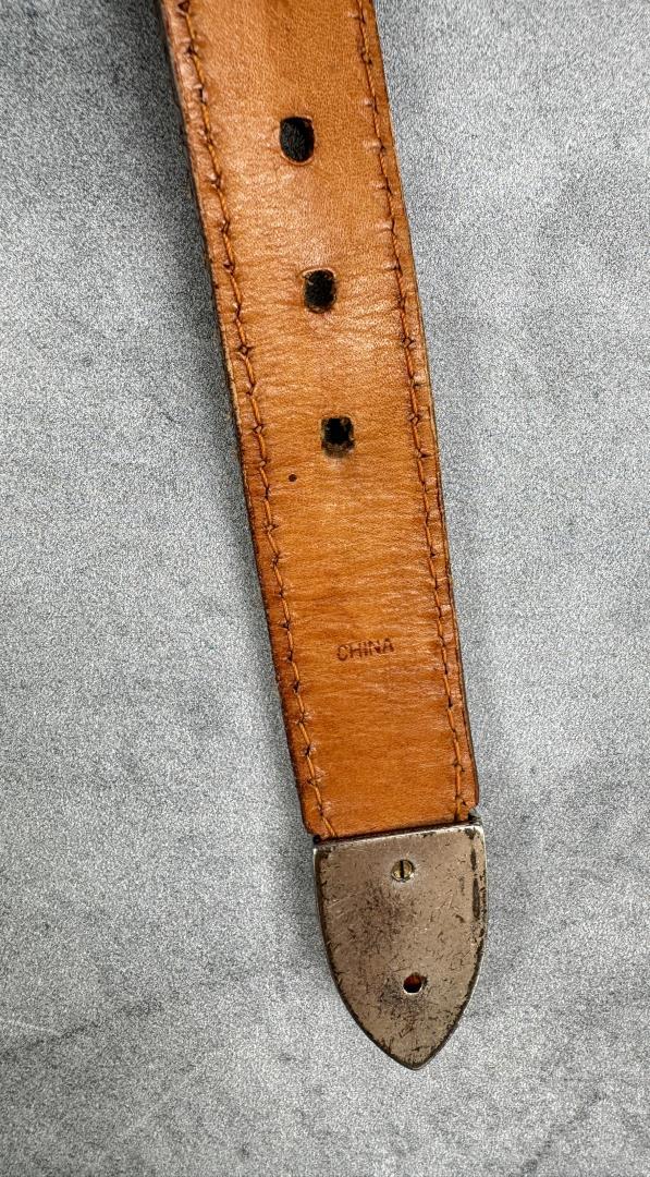 Native American Indian Beaded Leather Belt