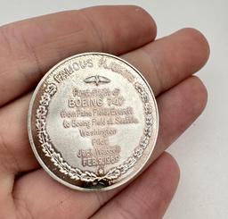 1969 Letcher Mint Boeing Silver Coin