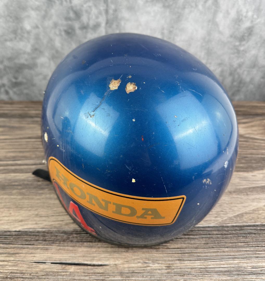 Vintage Hondaline Hawk Motocycle Helmet