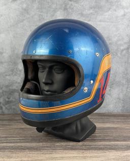 Vintage Hondaline Hawk Motocycle Helmet