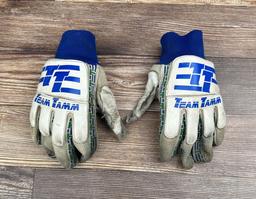 Vintage Team Tamm Motocross Gloves