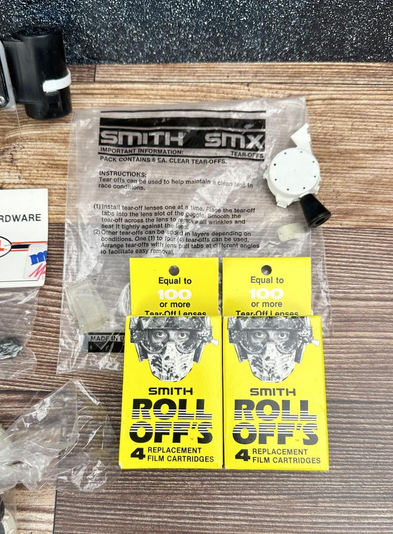 Vintage Smith Roll Offs Motocross Lenses