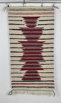 Navajo Indian Saddle Blanket Rug