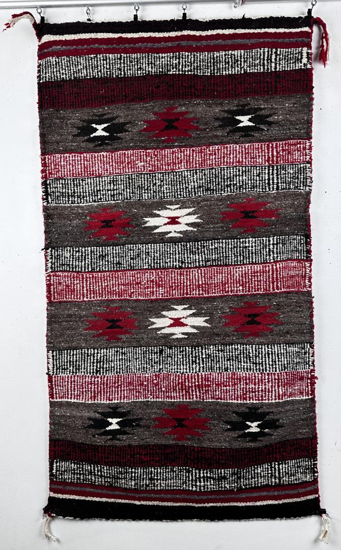Navajo Indian Rug Blanket Raised Outline