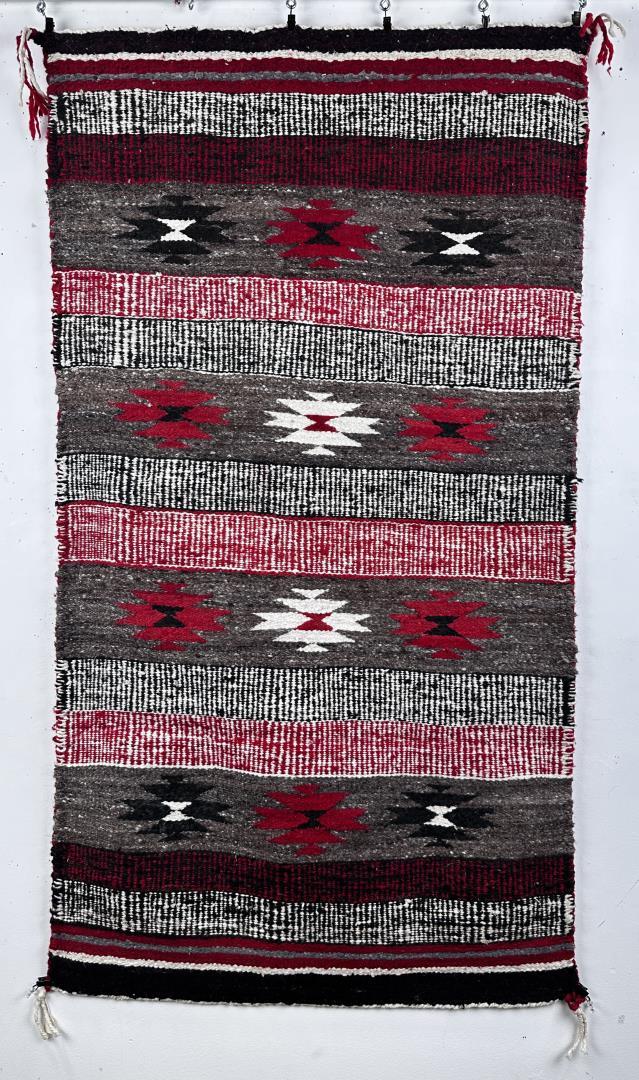 Navajo Indian Rug Blanket Raised Outline