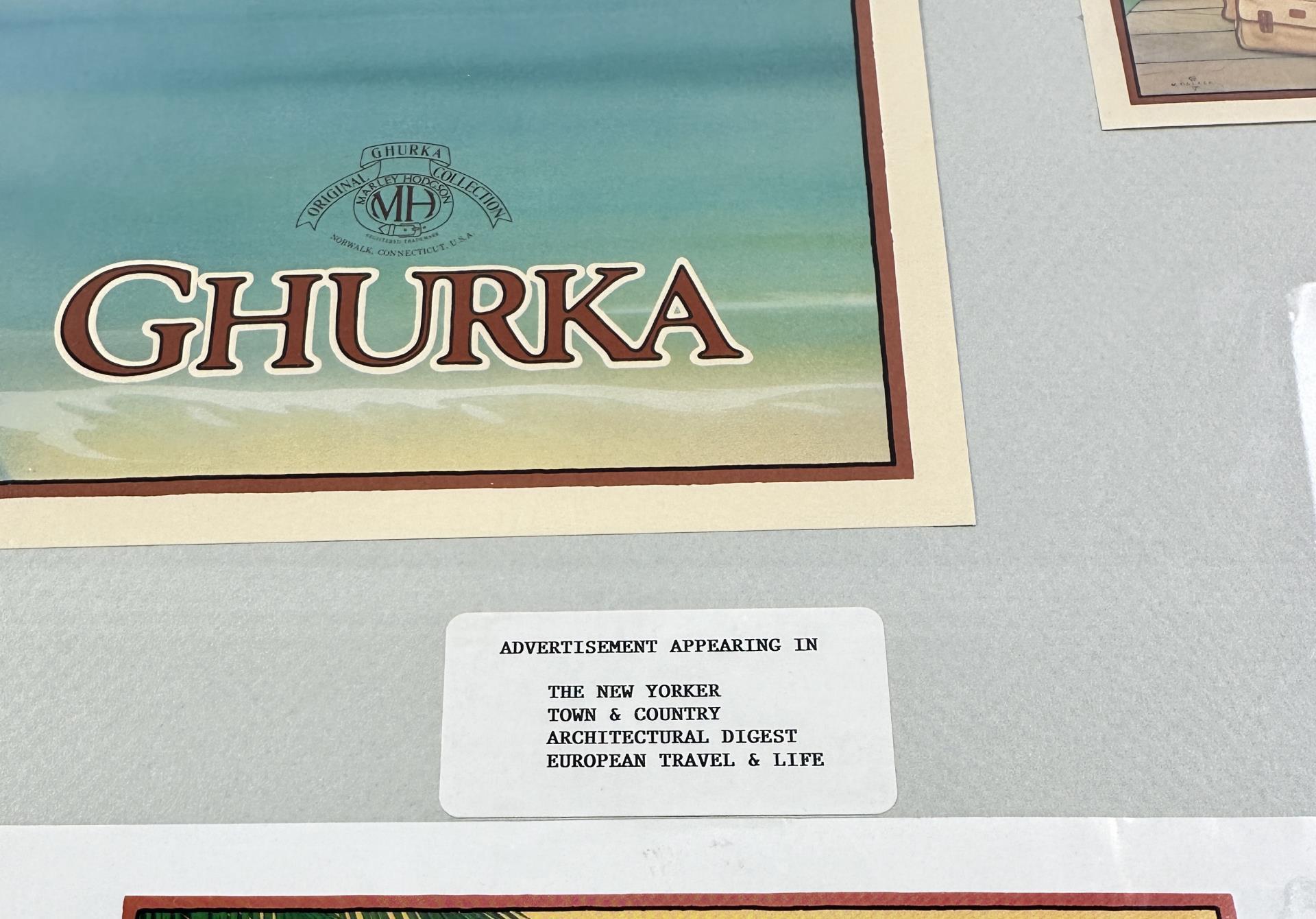 Monte Dolack Ghurka Advertising Campaign Props