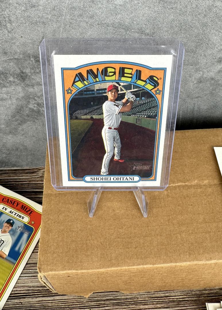 2021 Topps Heritage Baseball Cards Ohtani