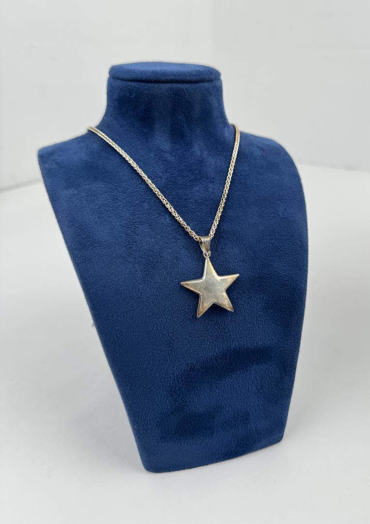 Sterling Silver Star Necklace