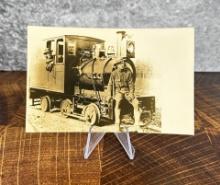 WWI WW1 Lakehurst Naval Base Train RPPC