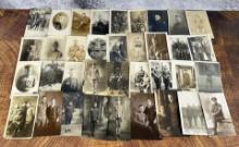 WWI WW1 US Army Soldier Portrait Photo Postcards