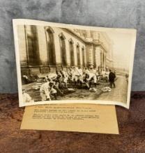 WWI WW1 Louvre Paris Protects from Air Raids Photo