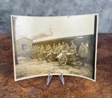 WWI WW1 Motor Traffic Police Motorcycle Photo