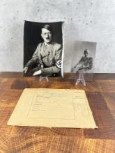 Adolf Hitler Propaganda Photo & Negative