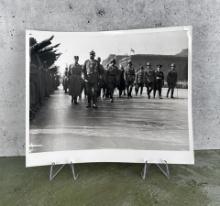Paul von Hindenburg Saluted By German Troops Photo