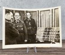 1941 Hitler Views Prize of War Sarajevo Photo