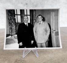 Hermann Goering & Benito Mussolini Photo